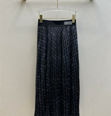 louis vuitton LV new classic pleated long skirt