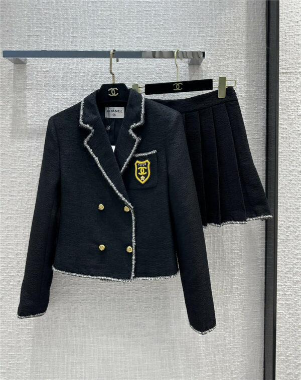 Chanel small suit jacket + skirt suit