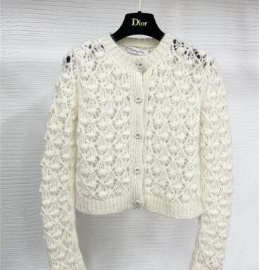 dior cashmere knitted cardigan