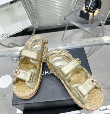 Chanel Classic Beach Velcro Sandals