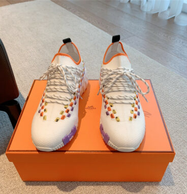 Hermès early spring couple casual shoes