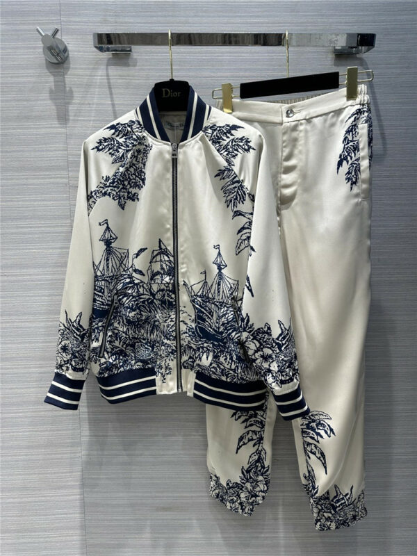 Dior printed pattern jacket + trousers