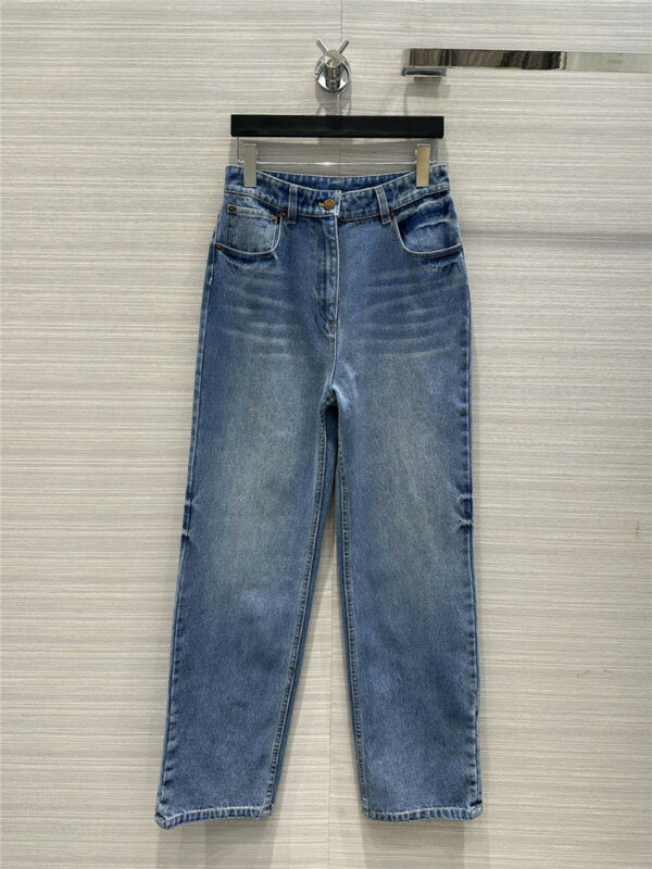 Prada Enzyme Wash Premium Blue Mop Jeans