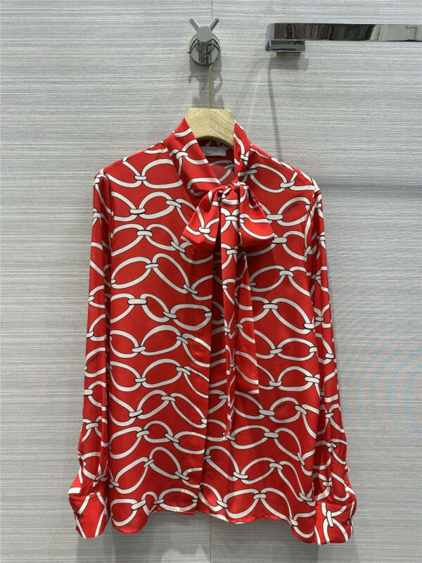 valentino resort-toned vintage silk shirt