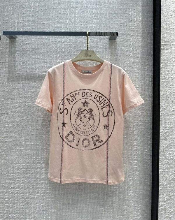 Dior early spring new limited print T-shirt