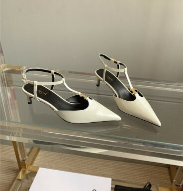 celine new pointed toe Mary Jane sandals
