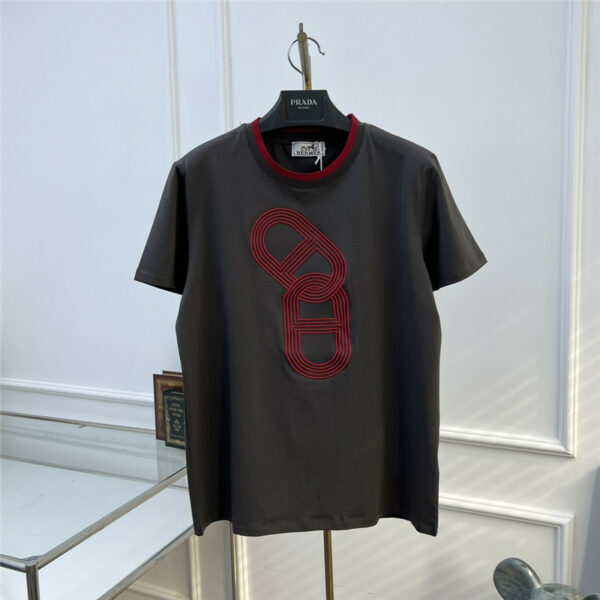 Hermès embroidered print T-shirt