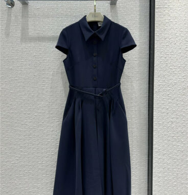 Dior new classic Hepburn style blue dress