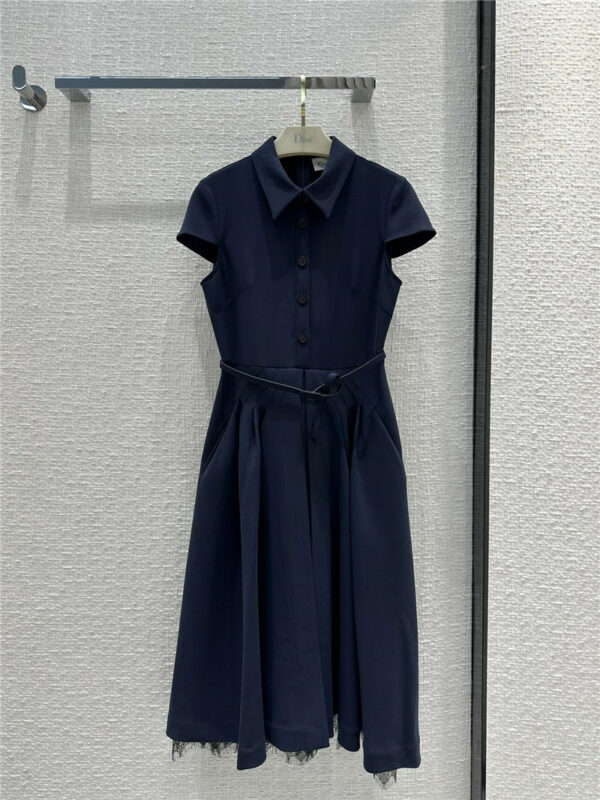 Dior new classic Hepburn style blue dress