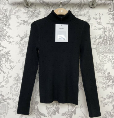 Chanel early spring new turtleneck sweater