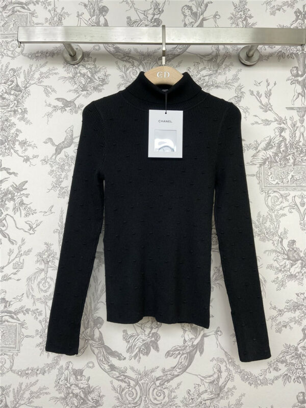Chanel early spring new turtleneck sweater