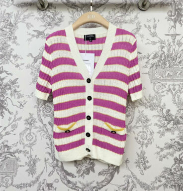 gucci new short sleeve knitted cardigan