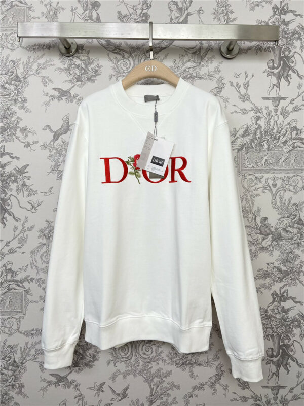 dior early spring new round neck sweater