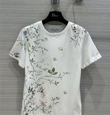 Dior new product series limited print T-shirt