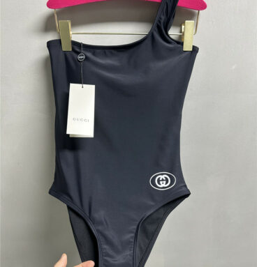 gucci one shoulder one piece swimsuit