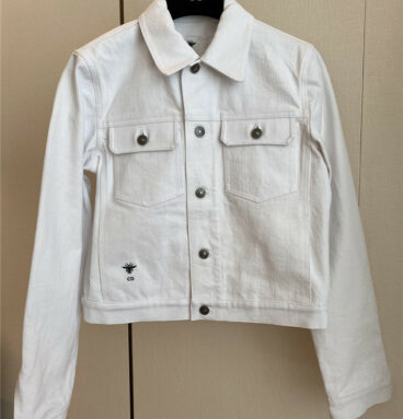 Dior early spring cropped denim jacket