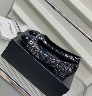 Chanel latest sequin shoes