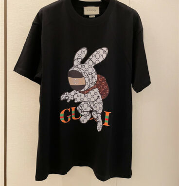 gucci round neck T-shirt short sleeves