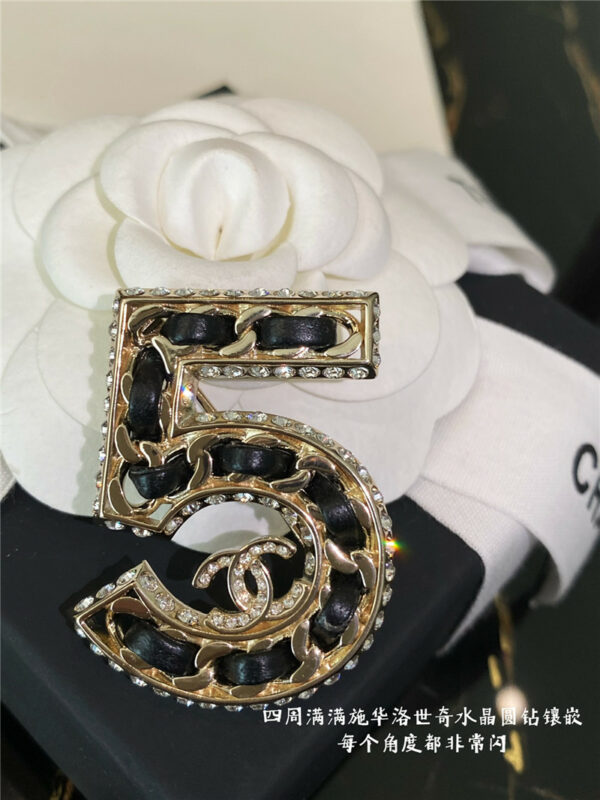 Chanel No. 5 limited edition brooch