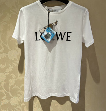 loewe early spring new round neck T-shirt