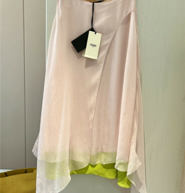 fendi spring and summer new silk skirt