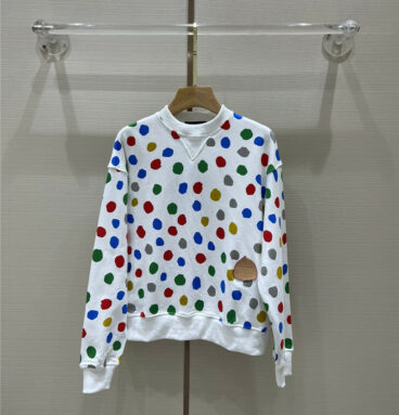 louis vuitton LV early spring new polka dot sweater