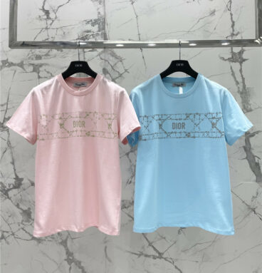 Dior new five-pointed star print T-shirt