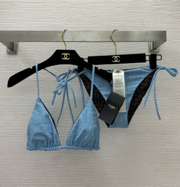 fendi double FF letter print underwear set