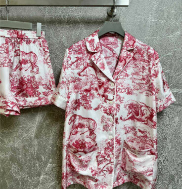 dior Reverse jouy print loungewear pajamas