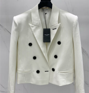 YSL striped pre-fall suit jacket