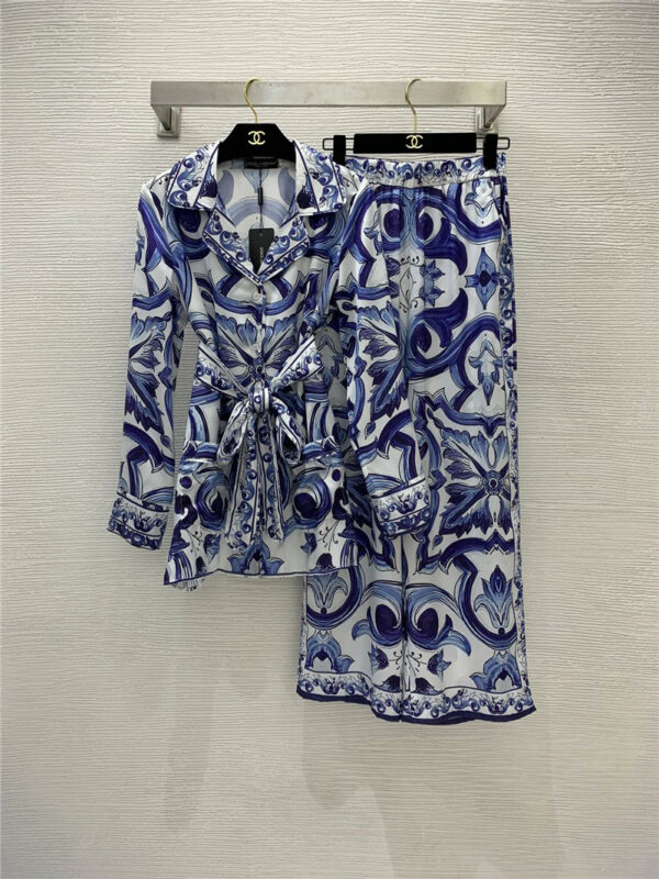 Dolce & Gabbana d&g pajama style loungewear set