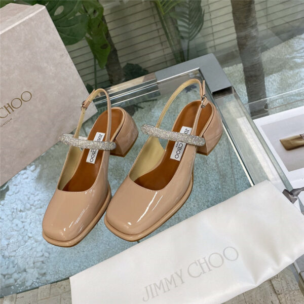 Jimmy Choo joezie series flat square toe shoes