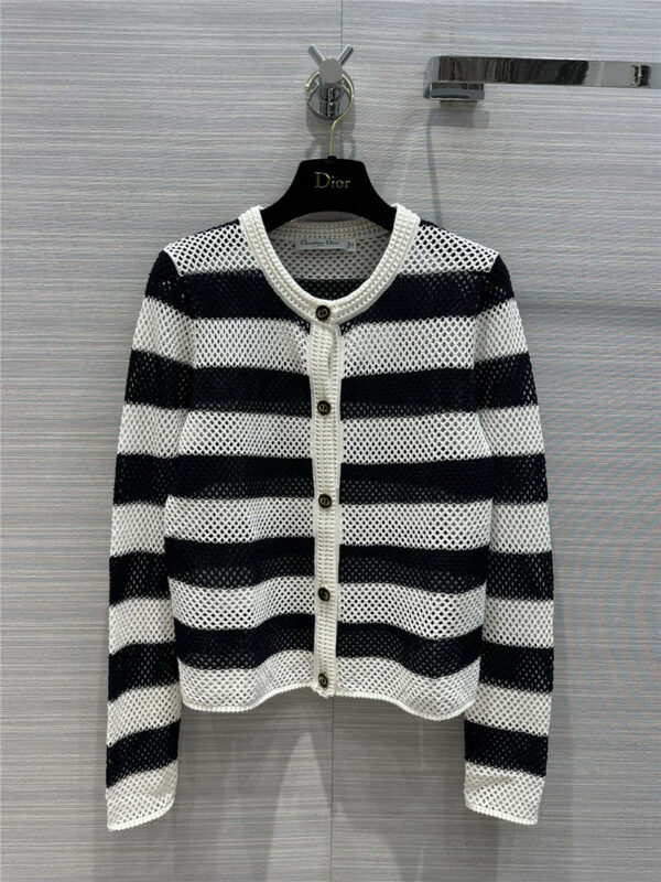 dior color matching small cardigan