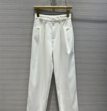 Prada early spring new triangle tapered straight trousers