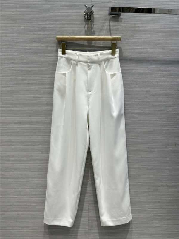 Prada early spring new triangle tapered straight trousers