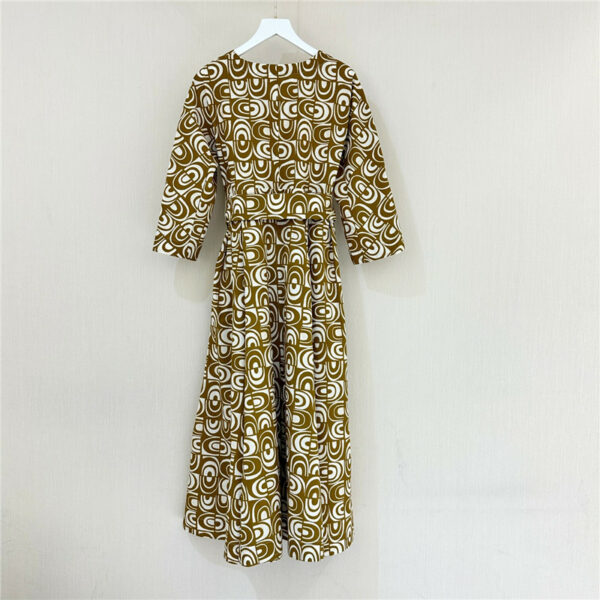MaxMara printed cotton-poplin dress