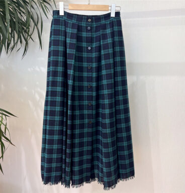 dior new check pattern skirt