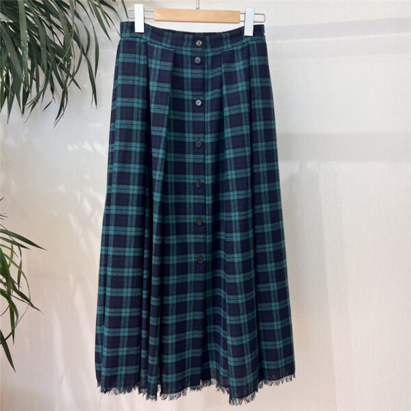 dior new check pattern skirt