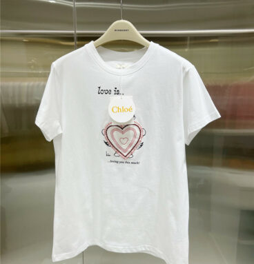 Chloe limited joint series T-shirt