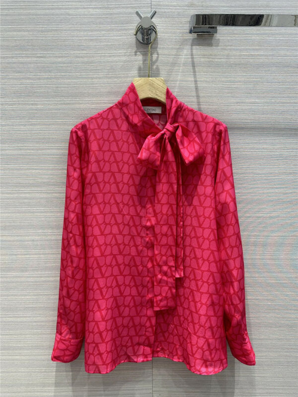 valentino toned vintage silk shirt