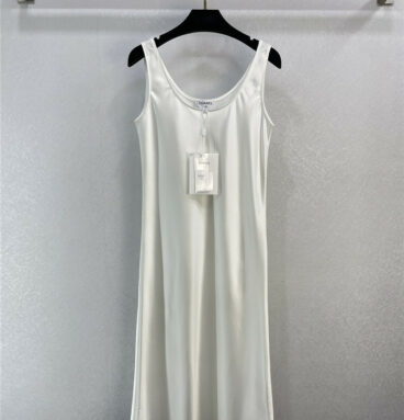 Chanel French simple sleeveless vest dress