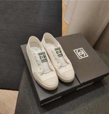 chanel casual cloth shoes