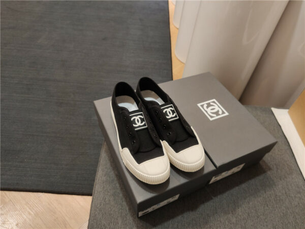 chanel casual cloth shoes