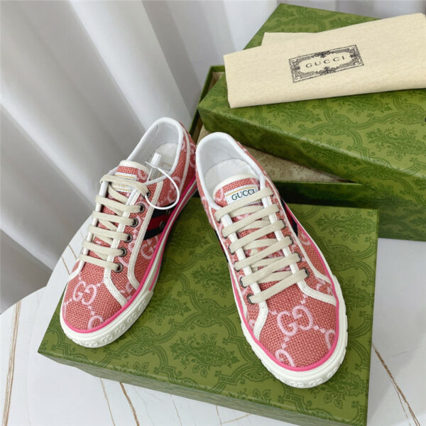 gucci 1977 classic series lovers canvas shoes