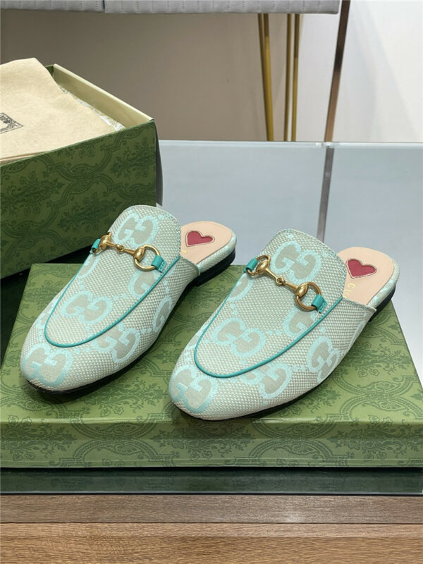 gucci latest color classic fashion flat slippers