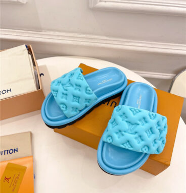 louis vuitton LV latest embossed slippers