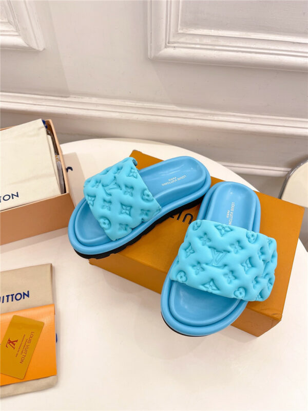 louis vuitton LV latest embossed slippers