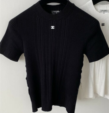 chanel knitted short sleeve