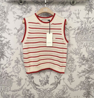 gucci early spring new knitted vest