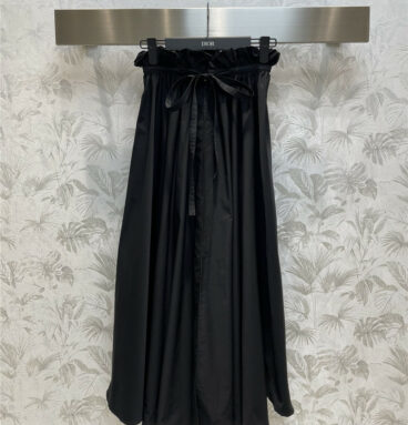 Dior black look tie skirt
